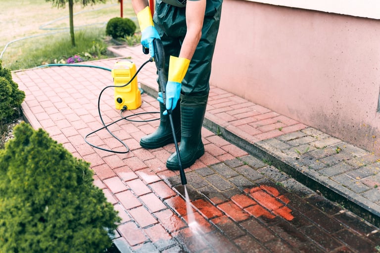 Concrete cleaning